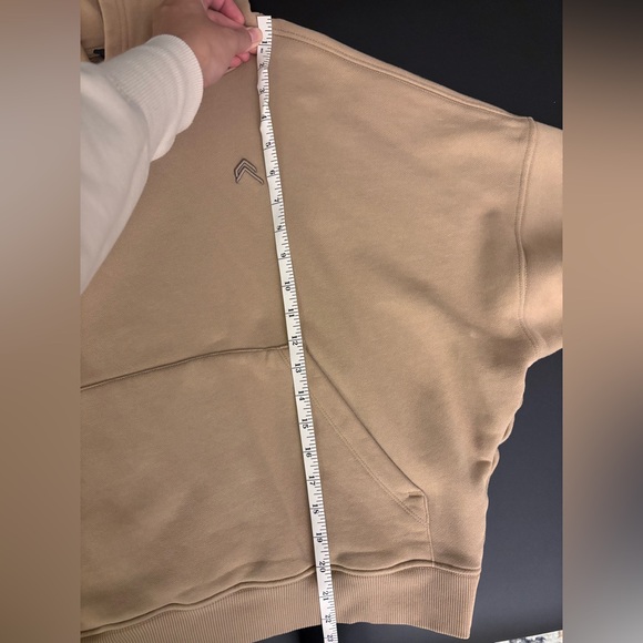 Oner Active Set sz S oversized hoodie and XS straight leg jogger in Dune Brown - Picture 12 of 13